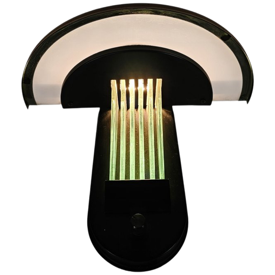 Free Light - Wandlamp - Post Modern - Metaal - Glas - 80's 1