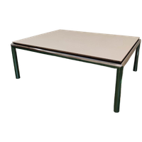 Vintage Salontafel Wit Chrome