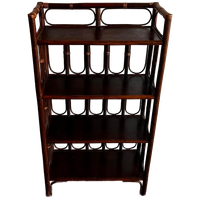 Rotan Bamboe Boekenkast Stelling Vintage