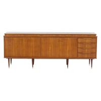 Vintage Mid Century Dressoir In Teak, Jaren 60