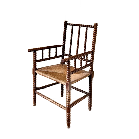 Antieken Bobbin Stoel 1