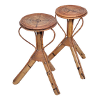 Rotan Plantenstandaard Jaren 50 – Rohe Noordwolde - (nb19) thumbnail 1