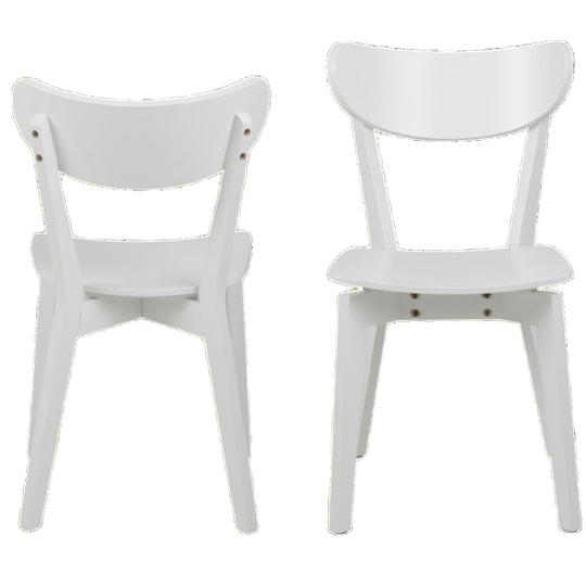 Hamar Eetkamerstoel - Set Van 2 - Wit 1