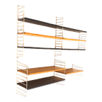 Vintage Wandrek / Wandsysteem Van Nisse Strinning Voor String Ab – Zweden Gemaakt In De Jaren 60 thumbnail 1