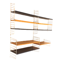 Vintage Wandrek / Wandsysteem Van Nisse Strinning Voor String Ab – Zweden Gemaakt In De Jaren 60