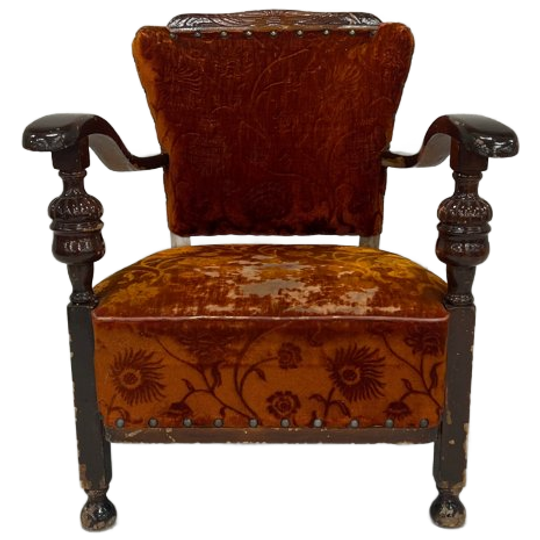Antieke Fauteuil Met Geleefde Charme 1