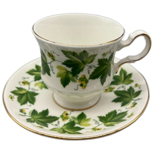 Queen Anne Kop En Schotel Wijnrank 40's 1