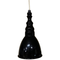 Zwart Metalen Hanglampen (3x), Design.