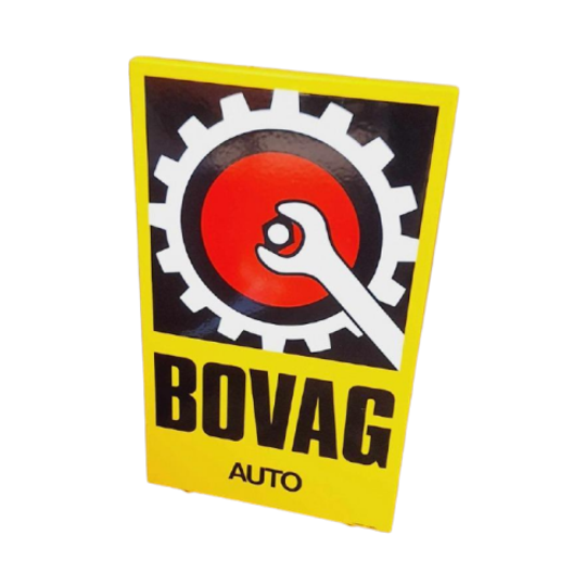 Origineel Emaille Bovag Auto Bord In Zeer Nette Staat! 1