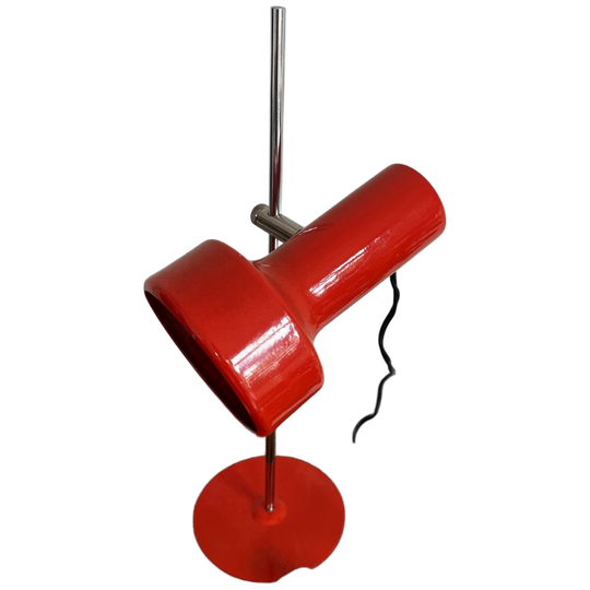 Seventies Orange Bureaulamp 1