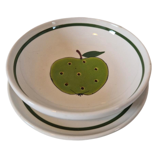 Vintage Fruittest Fruittes Schaal Met Appel 1