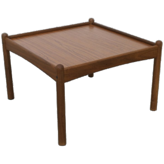 Vintage Salontafel Teak 1960 Omkeerbaar Blad 1