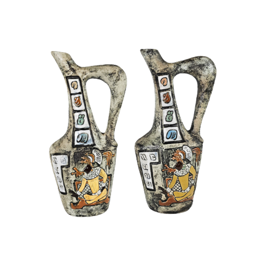 Bresciana Ceramica - Arco Gardese - Karaf - Keramiek - 2 (set) - Amphora - 1970-1979 1