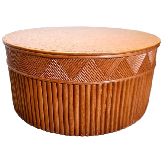 Mcguire Boho Bamboe Salontafel, 1970s 1
