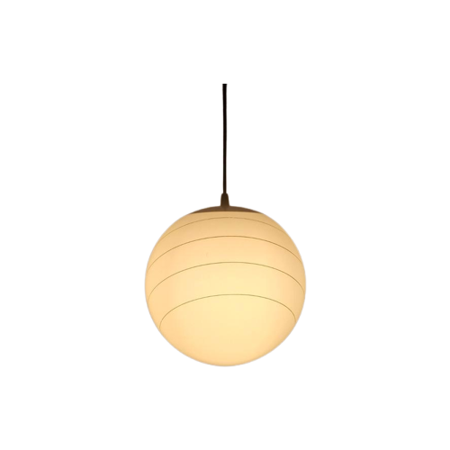 Vintage Melkglazen Hanglamp Space Age