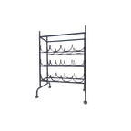 Vintage Gietijzeren Wijnrek Voor 12 Flessen H58L40D15Cm thumbnail 1