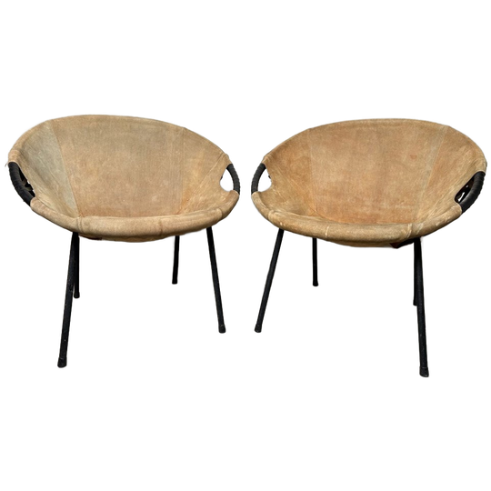 2x Vintage Ballonstoelen – Lusch Erzeugnis – 1960’s 1