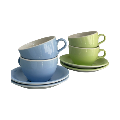 4 X Light Blue - Italy'S Pagnossi Baby Blue Cups