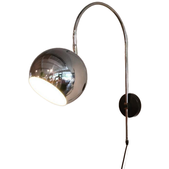 Vintage Booglamp Chroom 1