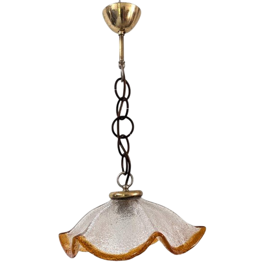 Italiaans Jaren 70 – Murano Hanglamp -(ke43) 1