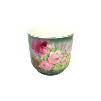 Vintage Bloempot Met Bloemen