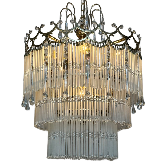 2 Beschikbaar Vintage Xl Murano Kroonluchters Hanglampen Murano Teardrops 1