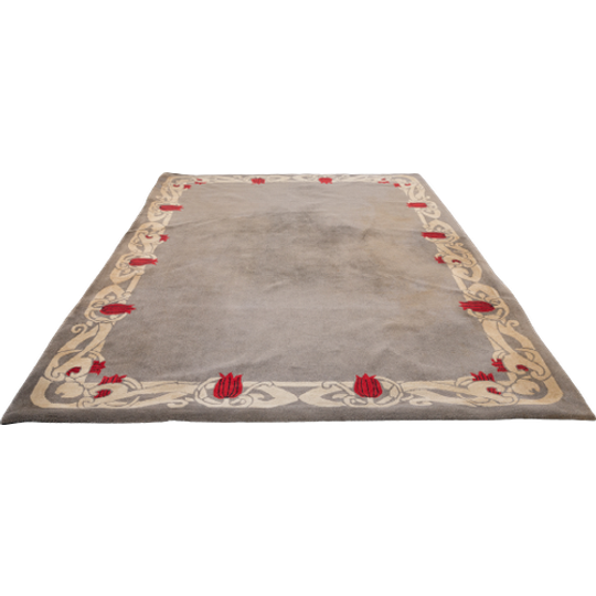 Vintage Limited Edition Italian Rug / Vloerkleed ‘tulipano’ From Voghi For Villa D’este 1