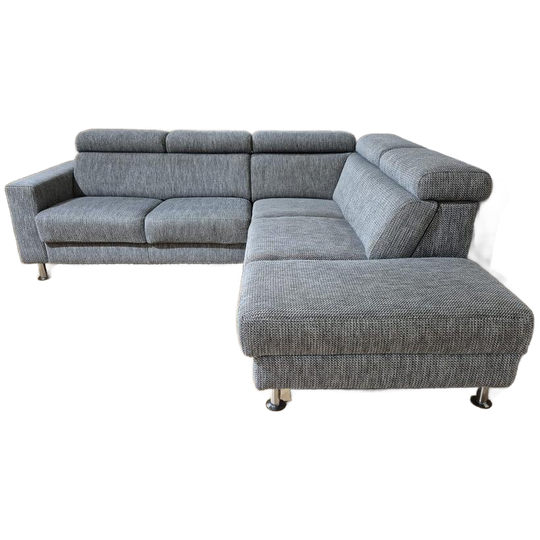 In House Hoekbank - Rigas - Grijs - Stof -Verstelbaar-Design 1