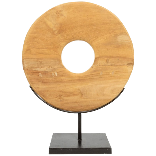 Bazar Bizar |de Teak Disc Op Stand - M 1