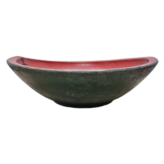 Antiek Japans Houten Urushi Deegkom Uit De Meji Periode 1