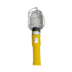 Vintage Looplamp Geel Met Zinken Kapje thumbnail 1