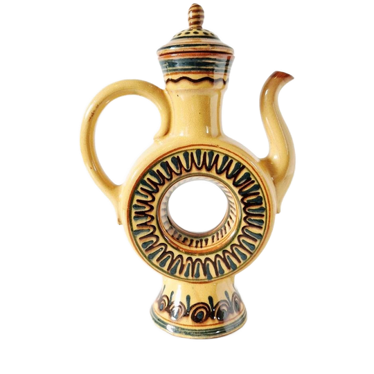 Vintage Keramieke Kan Schenkkan Vaas Heidehut Ermelo 1