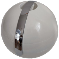 Guzzini Ijsemmer Ice Bucket 'stella' Wit Space Age & Ijstang