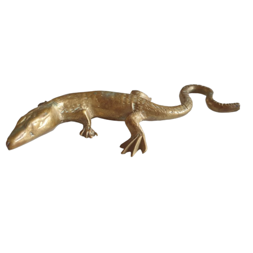 Messing Vintage Hagedis Salamander 17 Cm