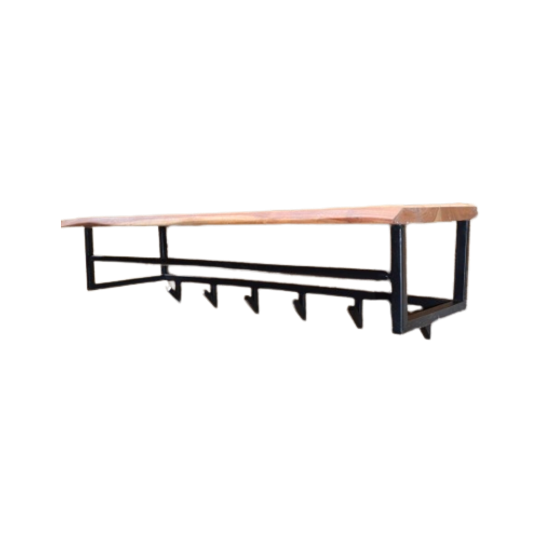 Kapstok Metaal Met Hout 1