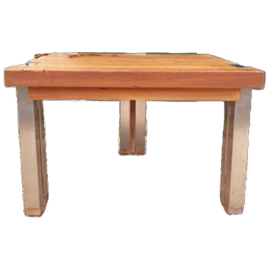 Teakhouten Bijzettafel 60 X 60 Plantentafel Salontafel 1