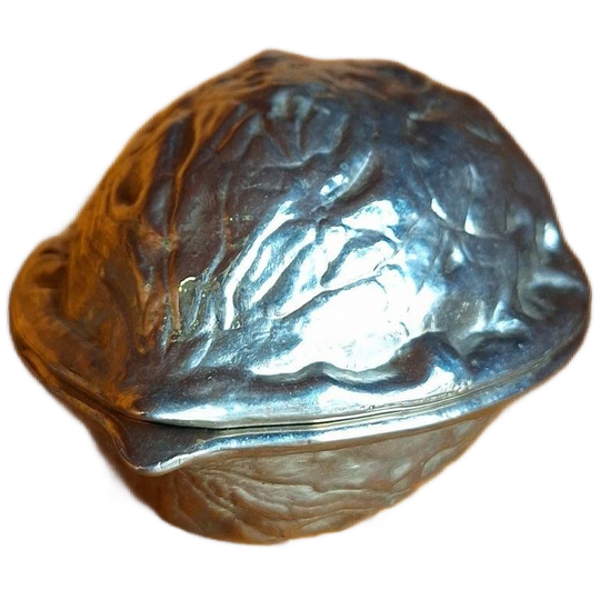 Vintage Walnoot Notenkraker Zilverkleurig, Verzilverd 1