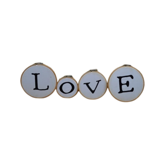 Love Decoratie Gespannen Doek 1