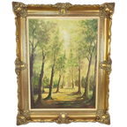 Rappelet - Schilderij Bospad - 1969 thumbnail 1