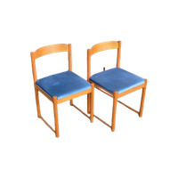 Houten Design Stoeltjes Set Van 2