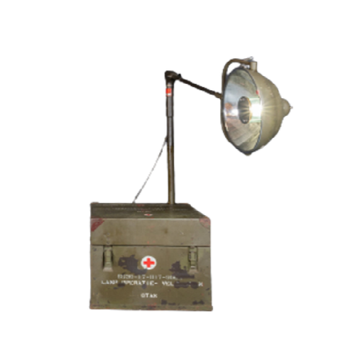 Vintage Operating Lamp Army Field Hospital Netherlands