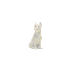 WIT Porseleinen Beeldje Bulldog thumbnail 1