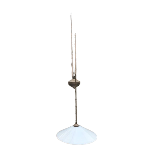 Vintage - Hanglamp - Pendellamp - Katrollamp - Opaline Glas