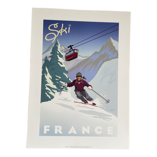 Ski France-Kem Mcnair, 2024, Printed In The Uk