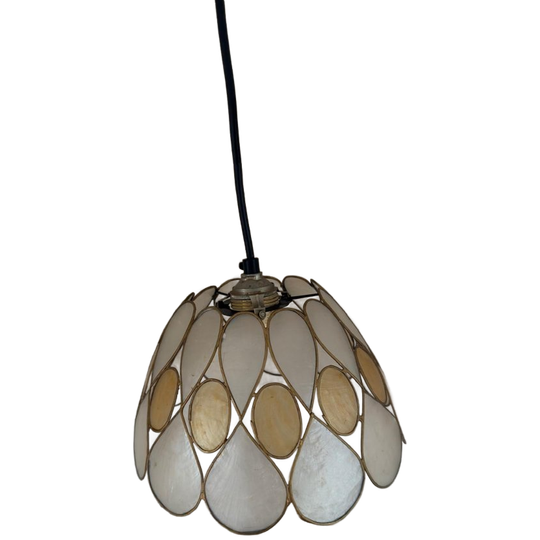 Vintage Hanglamp Mother Of Pearl 1