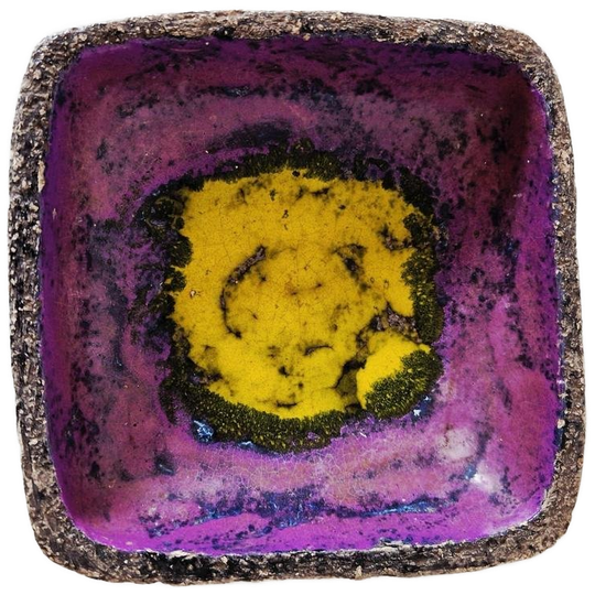 Prachtige Vintage Keramieke Schaal Lava Keramiek Jaren 70 1