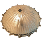 Vintage Ijsglas Plafondlamp Plaffoniere Wandlamp thumbnail 1