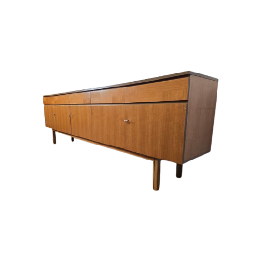 Vintage Xl Houten Dressoir / Buffetkast / Kast 1