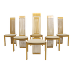 6X Postmodern Dining Chair By Pietro Constantini, 1980S thumbnail 1