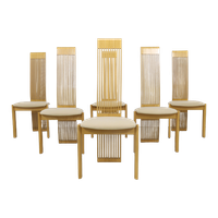 6X Postmodern Dining Chair By Pietro Constantini, 1980S